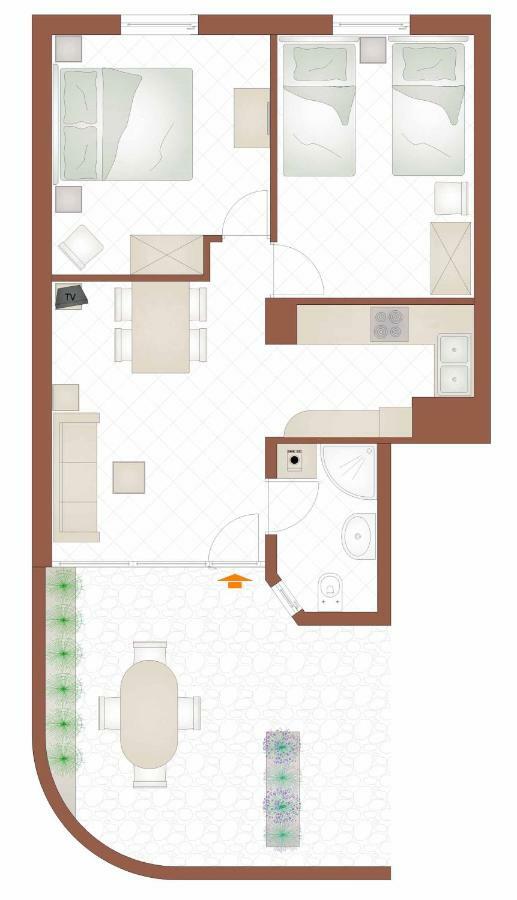 2-Bedroom Apartment 300M From Beach In Punat Exteriér fotografie